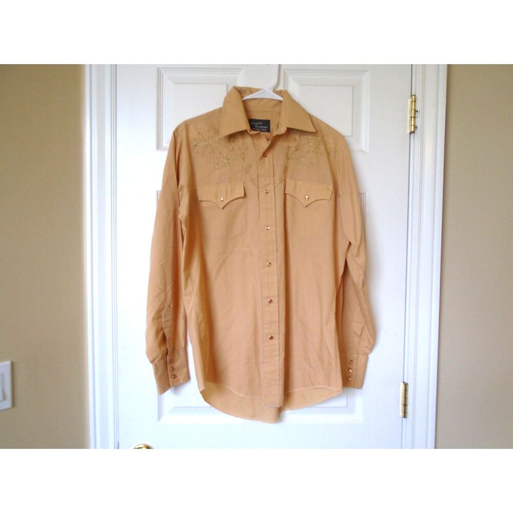 Vintage Western Men’s Champion Westerns Shirt with Snap Buttons size 15 1/2 / 34